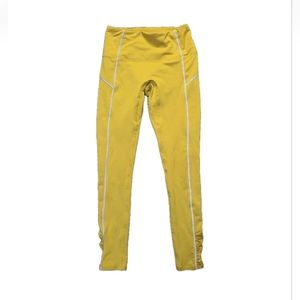 FP Movement Free People Leggings Women's XS Neon You're A Peach Ruched Ankle